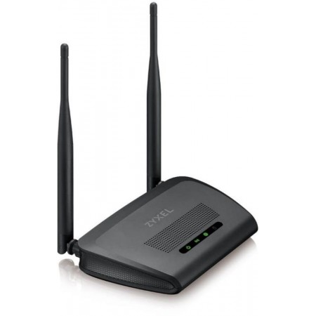 Роутер беспроводной Zyxel NBG-418NV2-EU0101F N300 10/100BASE-TX черный