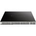 Коммутатор D-Link DGS-1210-52MP/F (L2) 48x1Гбит/с 4xКомбо(1000BASE-T/SFP) 4SFP 48PoE 370W настраиваемый