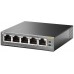 Коммутатор TP-Link TL-SG1005P (L2) 5x1Гбит/с 4PoE+ 65W неуправляемый