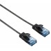 Патч-корд Hama Slim-Flexible UTP 4 пары cat.6 1.5м черный RJ-45 (m)-RJ-45 (m) (00135777)