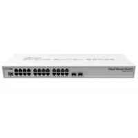 Коммутатор MikroTik CRS326-24G-2S+RM (L3) 24x1Гбит/с 2SFP+ управляемый
