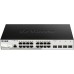 Коммутатор D-Link DGS-1210-20/ME/B1A 16x1Гбит/с 4SFP управляемый