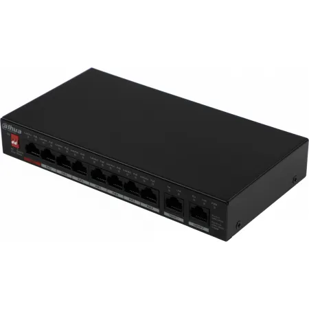 Коммутатор Dahua DH-PFS3010-8ET-96 8x100Мбит/с 8PoE неуправляемый