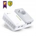 Сетевой адаптер HomePlug AV/Wi-Fi TP-Link TL-WPA4226KIT N300 Ethernet (ант.внутр.) 2ант. (упак.:2шт)