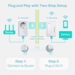 Сетевой адаптер HomePlug AV/Wi-Fi TP-Link TL-WPA4226KIT N300 Ethernet (ант.внутр.) 2ант. (упак.:2шт)