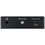 Коммутатор D-Link DES-1005P/B1A 5x100Мбит/с 4PoE 60W неуправляемый