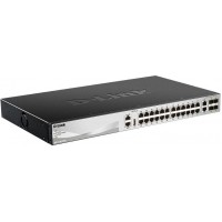 Коммутатор D-Link DGS-3130-30TS/B1A (L3) 24x1Гбит/с 2x10Гбит/с 4xКомбо(10GBase-T/SFP+) 4SFP+ управляемый Коммутатор D-Link DGS-3130-30TS/B1A (L3) 24x1Гбит/с 2x10Гбит/с 4xКомбо(10GBase-T/SFP+) 4SFP+ управляемый
