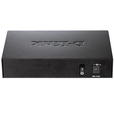 Коммутатор D-Link DGS-1005P/A1A 5x1Гбит/с 4PoE 60W неуправляемый