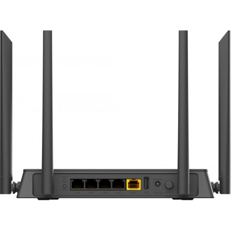 Роутер беспроводной D-Link DIR-815/RU AC1200 10/100BASE-TX/4G ready черный