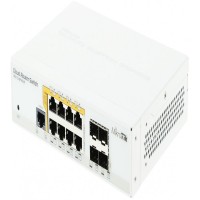Коммутатор MikroTik CRS112-8P-4S-IN 8x1Гбит/с 4SFP 8PoE+ управляемый