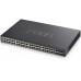 Коммутатор Zyxel GS192048HPV2-EU0101F (L2) 44x1Гбит/с 4xКомбо(1000BASE-T/SFP) 2SFP 48PoE+ 375W управляемый