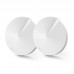 Бесшовный Mesh роутер TP-Link Deco M9 Plus (DECO M9 PLUS(2-PACK)) AC2200 10/100/1000BASE-TX белый (упак.:2шт)