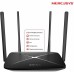 Роутер беспроводной Mercusys AC12G AC1200 10/100/1000BASE-TX черный