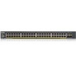 Коммутатор Zyxel XGS1930-52HP-EU0101F (L2+) 48x1Гбит/с 4SFP+ 48PoE+ 375W управляемый