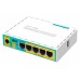 Роутер MikroTik hEX PoE lite (RB750UPR2) 10/100BASE-TX белый