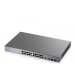 Коммутатор Zyxel GS1350-26HP-EU0101F (L2) 24x1Гбит/с 2xКомбо(1000BASE-T/SFP) 24PoE+ 375W управляемый