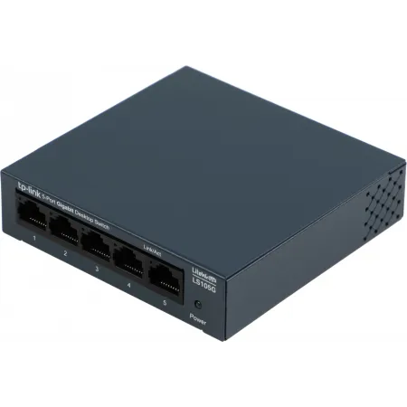 Коммутатор TP-Link LS105G (L2) 5x1Гбит/с неуправляемый