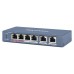 Коммутатор Hikvision DS-3E0106HP-E 4x100Мбит/с 2PoE+ 1PoE++ 60W неуправляемый