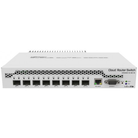 Коммутатор MikroTik CRS309-1G-8S+IN 1x1Гбит/с 8SFP+ 1PoE управляемый