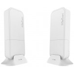 Точка доступа MikroTik wAP60G (RBWAPG-60ADKIT) 10/100/1000BASE-TX белый (упак.:2шт)