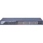 Коммутатор Hikvision DS-3E0326P-E(C) (L2) 24x1Гбит/с 2xКомбо(1000BASE-T/SFP) 2SFP 24PoE 370W неуправляемый