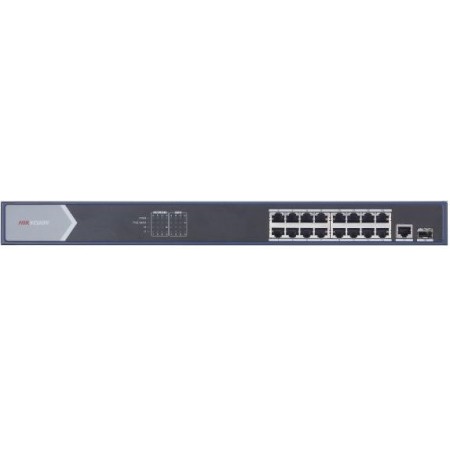 Коммутатор Hikvision DS-3E0518P-E 17x1Гбит/с 1SFP 16PoE+ 230W неуправляемый