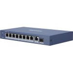 Коммутатор Hikvision DS-3E0510P-E/M 9x1Гбит/с 1SFP 8PoE 58W неуправляемый