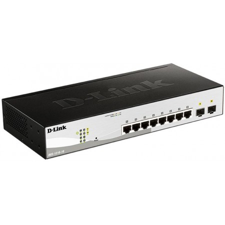 Коммутатор D-Link DGS-1210-10/FL1A 8x1Гбит/с 2SFP управляемый