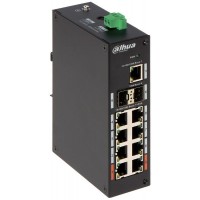 Коммутатор Dahua DH-PFS3211-8GT-120 8x1Гбит/с 2SFP 6PoE+ 2PoE++ 120W неуправляемый