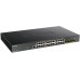 Коммутатор D-Link DGS-1250-28XMP/A1A (L2) 24x1Гбит/с 4SFP+ 24PoE 370W управляемый