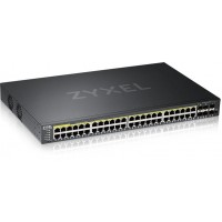 Коммутатор Zyxel GS2220-50HP-EU0101F (L2) 44x1Гбит/с 4xКомбо(1000BASE-T/SFP) 2SFP 48PoE+ 375W управляемый