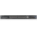 Коммутатор Zyxel GS2220-28-EU0101F (L2) 24x1Гбит/с 4xКомбо(1000BASE-T/SFP) управляемый
