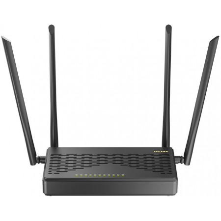 Роутер беспроводной D-Link DIR-825/GFRU/R3A AC1200 1000BASE-X SFP/4G ready черный