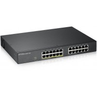 Коммутатор Zyxel GS1900-24EP-EU0101F (L2) 24x1Гбит/с 12PoE+ 130W управляемый