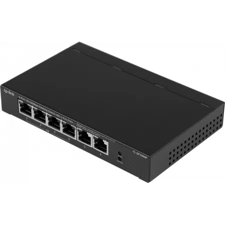 Коммутатор TP-Link TL-SF1006P (L2) 6x100Мбит/с 4PoE+ 67W неуправляемый