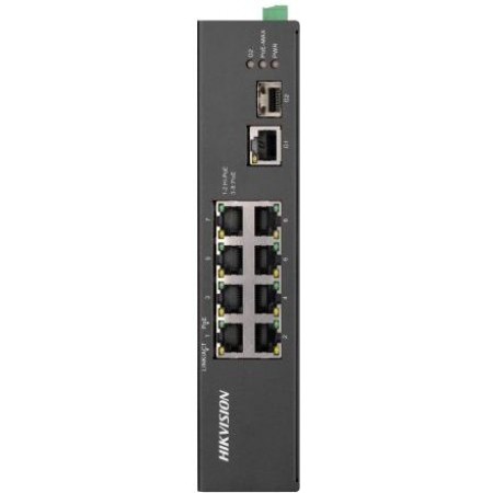 Коммутатор Hikvision DS-3T0310HP-E/HS 8x100Мбит/с 1x1Гбит/с 1SFP 6PoE+ 2PoE++ 110W неуправляемый