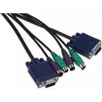 Кабель D-Link DKVM-CB/A4A 1.8м черный