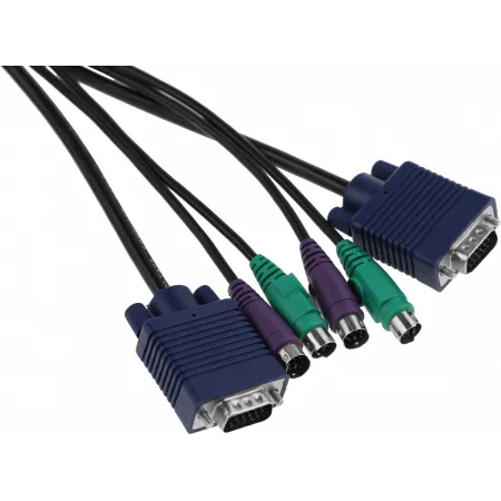 Кабель D-Link DKVM-CB/A4A 1.8м черный