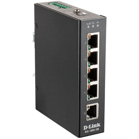 Коммутатор D-Link DIS-100E-5W/A1A 5x100Мбит/с неуправляемый