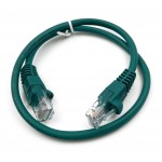 Патч-корд Buro UTP 4 пары cat.5E CCA molded 0.5м зеленый RJ-45 (m)-RJ-45 (m) (UTP-5E-0,5M-GR)