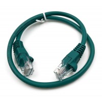 Патч-корд Buro UTP 4 пары cat.5E CCA molded 0.5м зеленый RJ-45 (m)-RJ-45 (m) (UTP-5E-0,5M-GR)