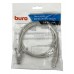 Патч-корд Buro UTP 4 пары cat.5E CCA molded 1м серый RJ-45 (m)-RJ-45 (m) (UTP-5E-1M-G)
