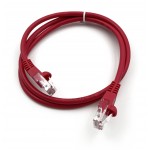 Патч-корд Buro UTP 4 пары cat.5E CCA molded 1м красный RJ-45 (m)-RJ-45 (m) (UTP-5E-1M-R)