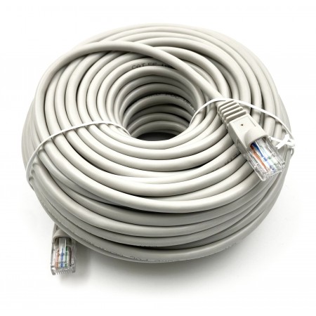 Патч-корд Buro UTP-5E-25M-G UTP 4 пары cat.5E CCA molded 25м серый RJ-45 (m)-RJ-45 (m)