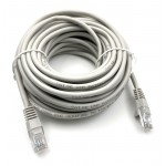 Патч-корд Buro UTP-5E-10M-G UTP 4 пары cat.5E CCA molded 10м серый RJ-45 (m)-RJ-45 (m)