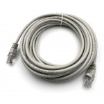 Патч-корд Buro UTP-5E-7M-G UTP 4 пары cat.5E CCA molded 7м серый RJ-45 (m)-RJ-45 (m)