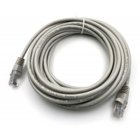 Патч-корд Buro UTP-5E-7M-G UTP 4 пары cat.5E CCA molded 7м серый RJ-45 (m)-RJ-45 (m)