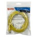 Патч-корд Buro UTP-5E-3M-Y UTP 4 пары cat.5E CCA molded 3м желтый RJ-45 (m)-RJ-45 (m)