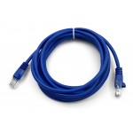 Патч-корд Buro UTP-5E-3M-BL UTP 4 пары cat.5E CCA molded 3м синий RJ-45 (m)-RJ-45 (m)