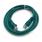 Патч-корд Buro UTP-5E-1,5M-GR UTP 4 пары cat.5E CCA molded 1.5м зеленый RJ-45 (m)-RJ-45 (m)